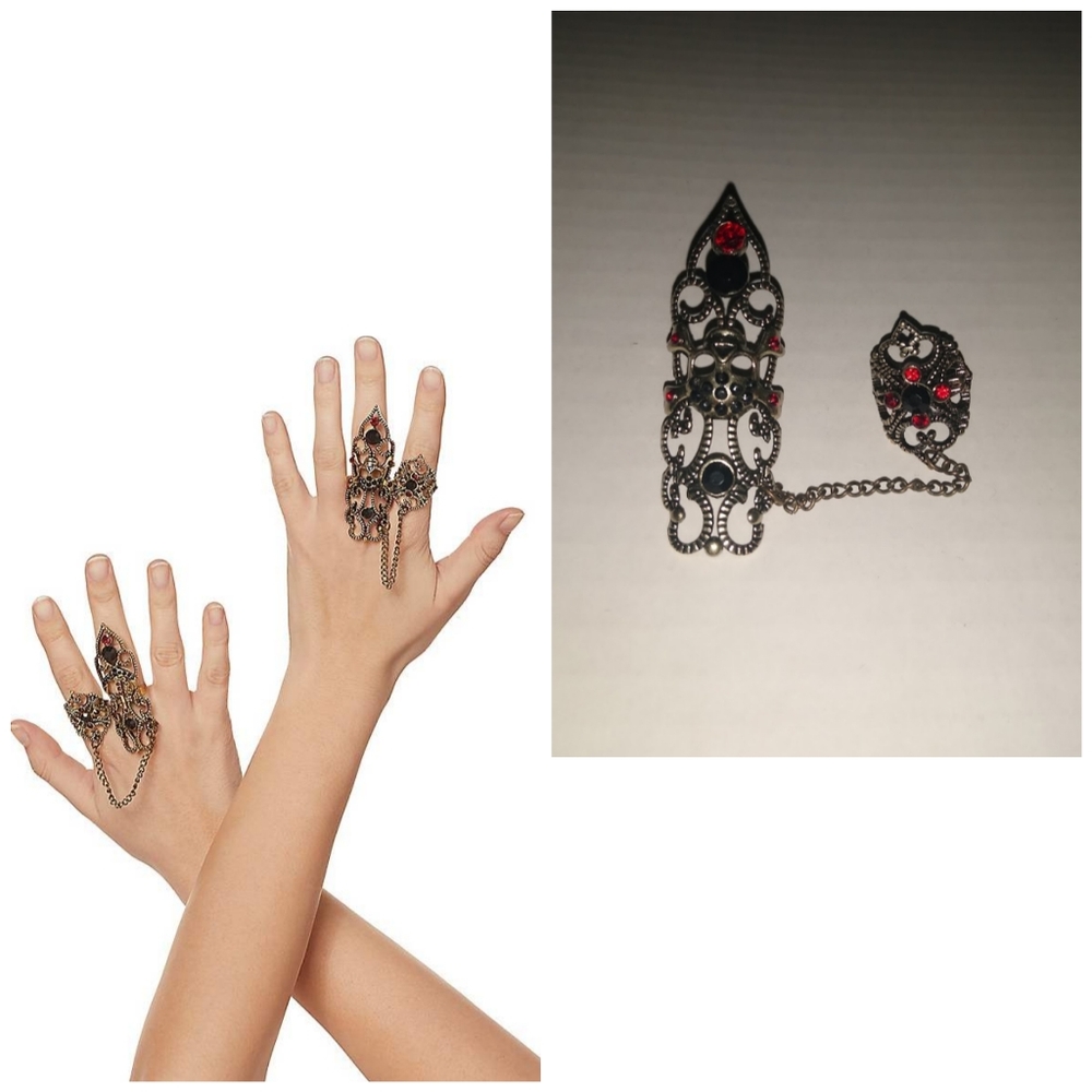 Spirit Halloween Pirate Costume Jewelry Ring Set Costume Party Themed Festival